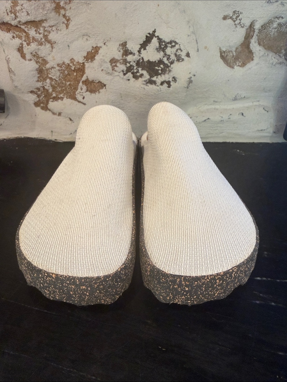 Slip-On Mule. Natural Rubber and Natural Cork Sole from Portugal.